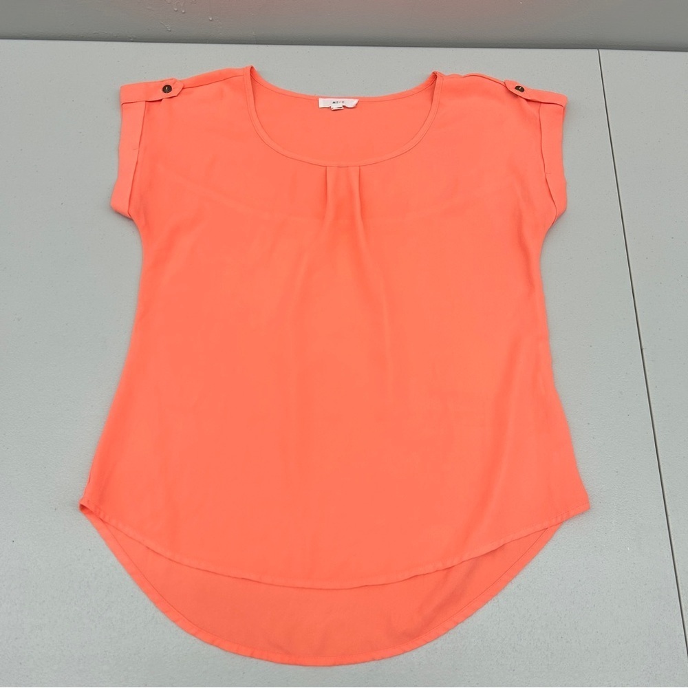 Mine Pink Pleated Relaxed Blouse